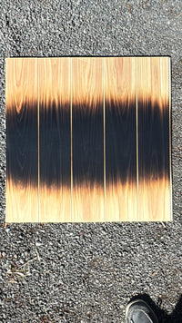 Hinoki joinery timber project, finished surface