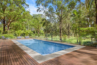 Spotted Gum decking project, finished surface