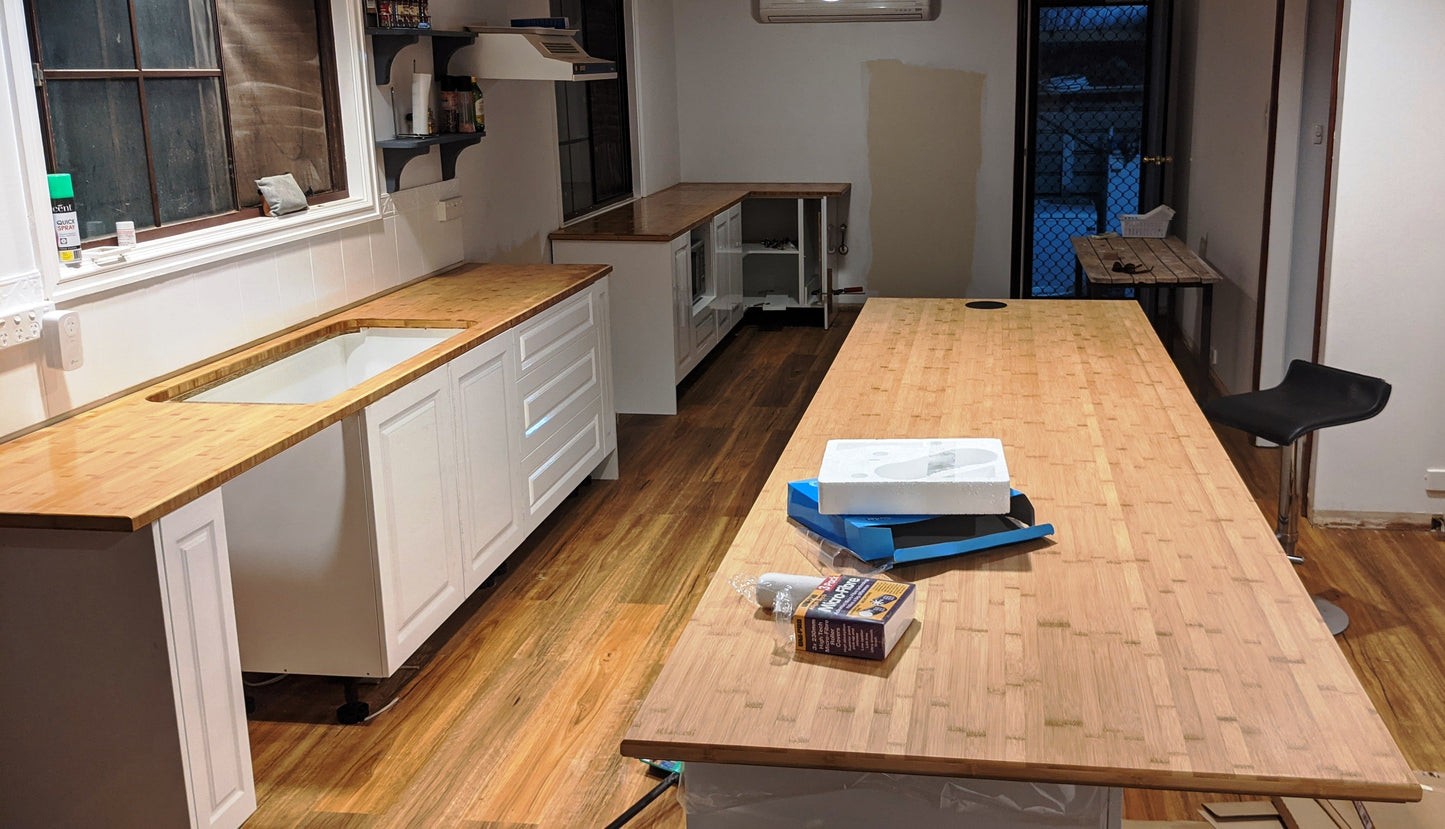 Bamboo Benchtops - Solid - 2 Layer