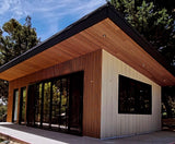 Shadow-line Fremantle bamboo cladding at pool house 1