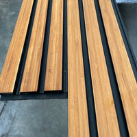 Shadow-line Fremantle bamboo cladding installed on soffit
