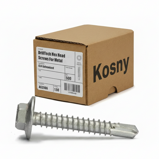 Galvanised Tek Screw 10g 25mm