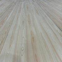 Hinoki flooring installation, traditional Japanese application