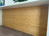 Dune bamboo panel installation, alternate view