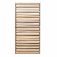 Hardwood louvered panel, adjustable timber louvre screen