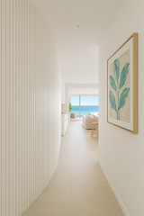 Linea slatted HDF panel — panel 1