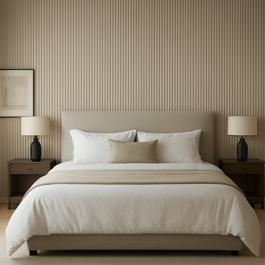 Linea slatted HDF panel — panel 5