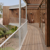 Red Ironbark decking installed at Anglesea residence, Class 1 Australian hardwood