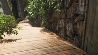 Spotted Gum decking installed at Parkside residence