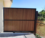 Bamboo pool gate at Pullenvale residence