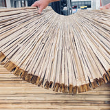 Roleak bamboo flexi panel in curved installation
