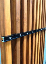 Bamboo screen panel WS2020, rear view