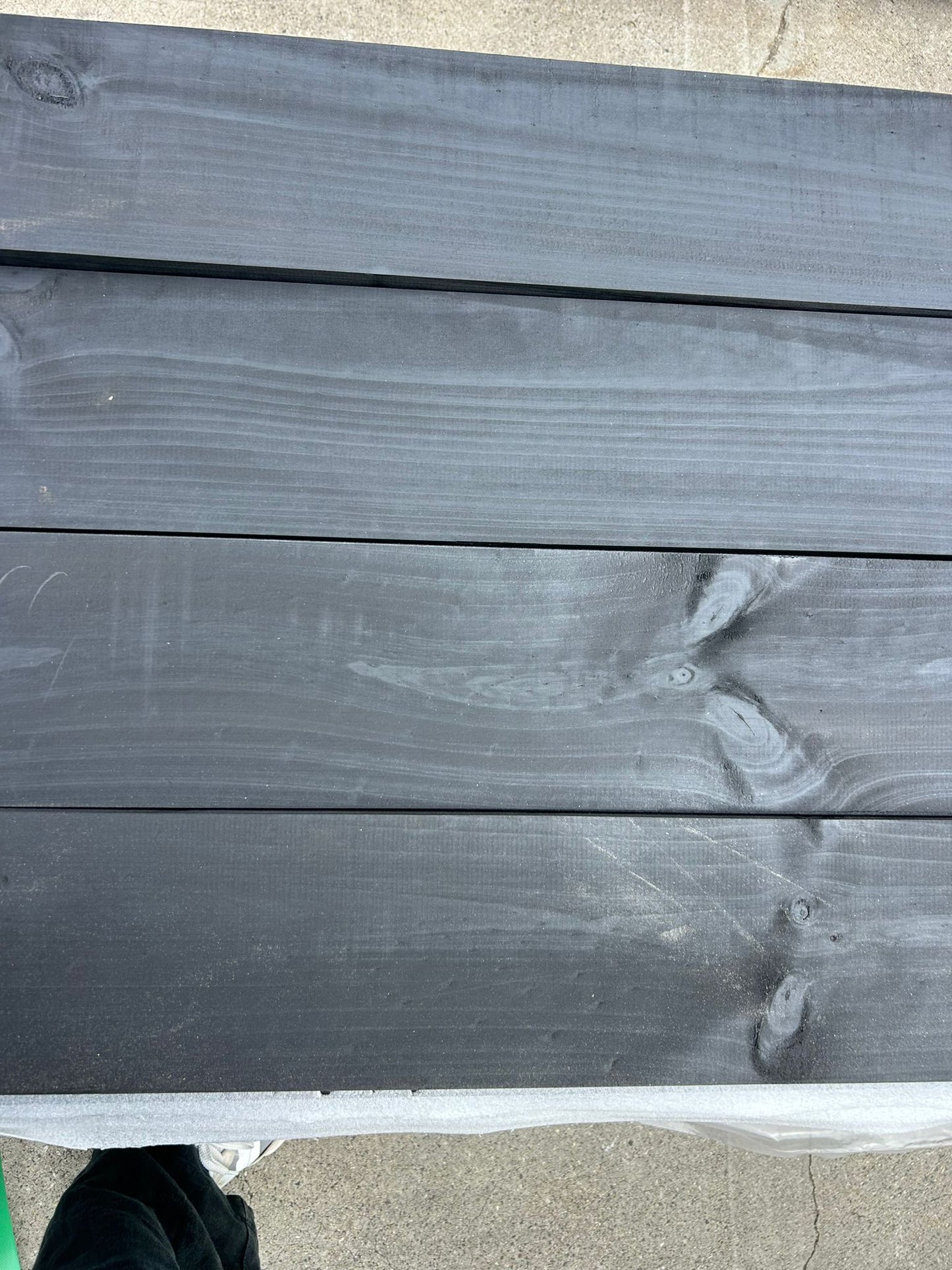 Exterior Hoarding Plinth 140 x 19 - Black