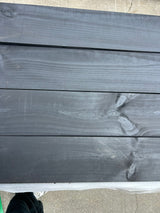 Hoarding plinth installation with steel post