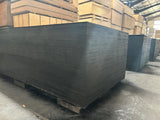 Black exterior hoarding plywood, edge detail