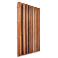 Merbau 8mm Gap Pool Screens - Oiled Finish