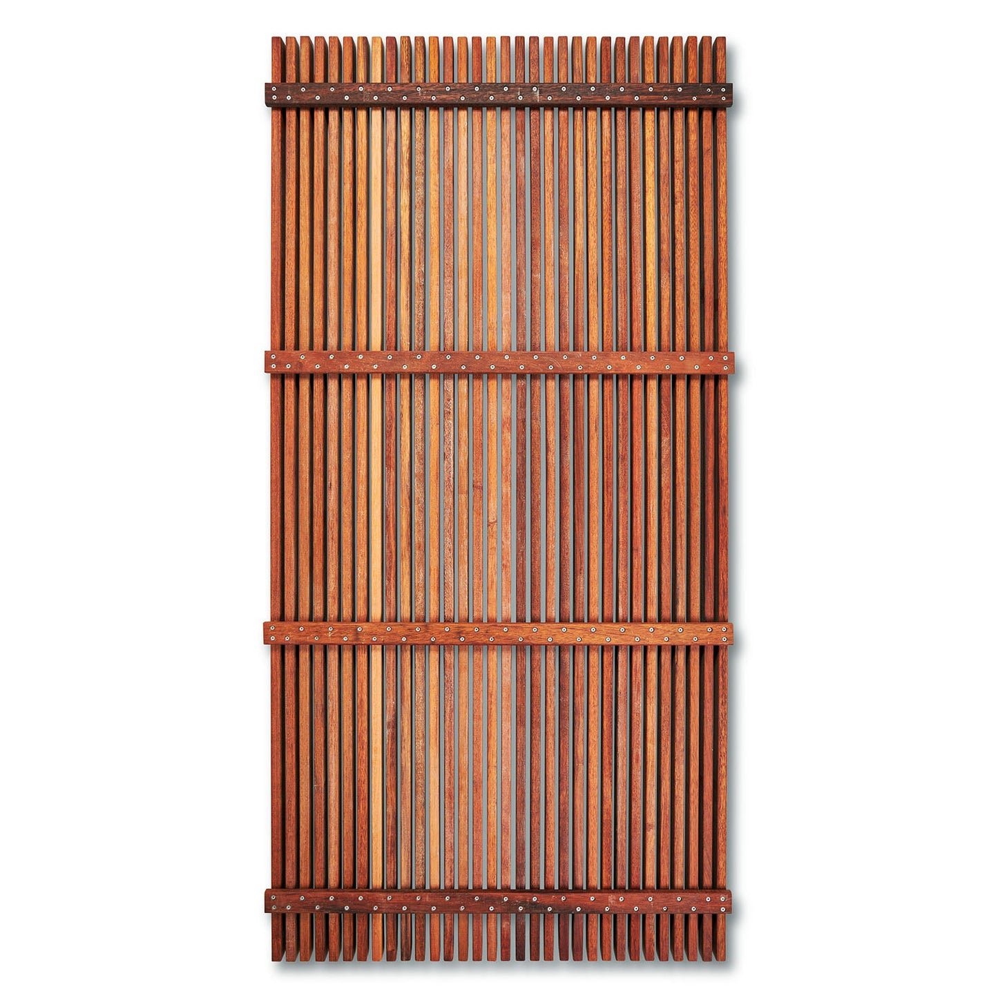 Merbau 8mm Gap Pool Screens - Oiled Finish