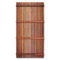 Merbau 8mm Gap Pool Screens - Oiled Finish