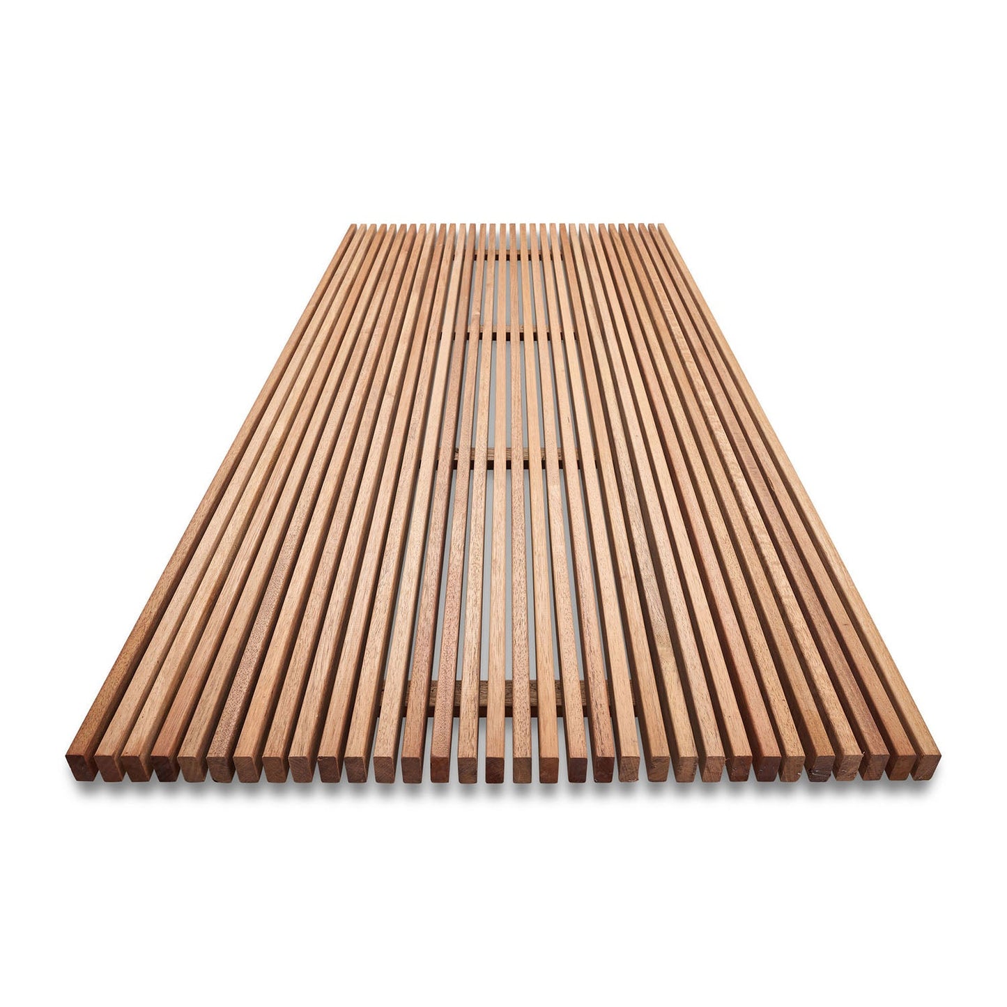 Merbau 8mm Gap Pool Screens - Raw Finish