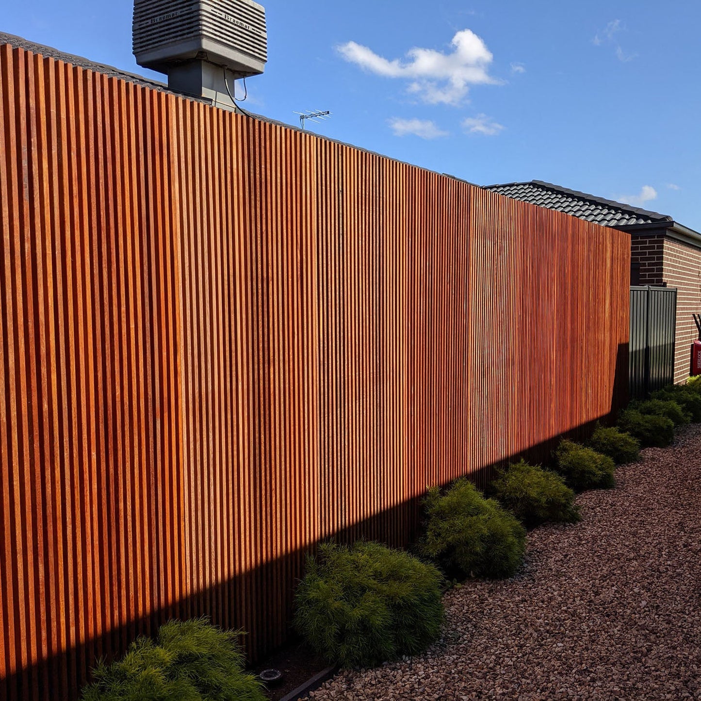 Rosewood Batten Screens - Raw Finish