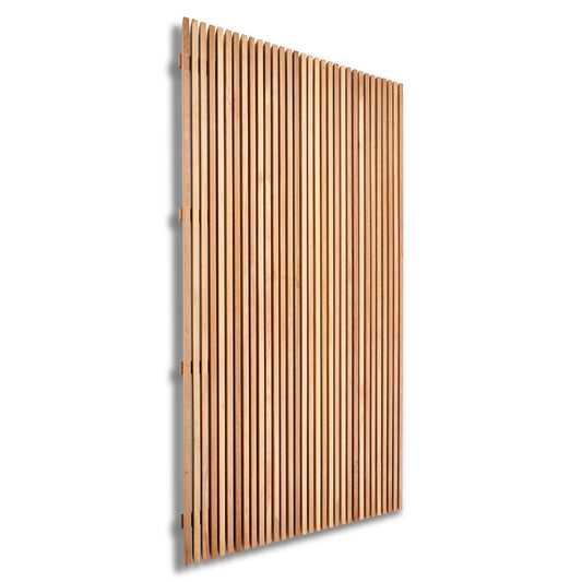 Spotted Gum Noosa 8mm Gap Pool Screens - Raw Finish