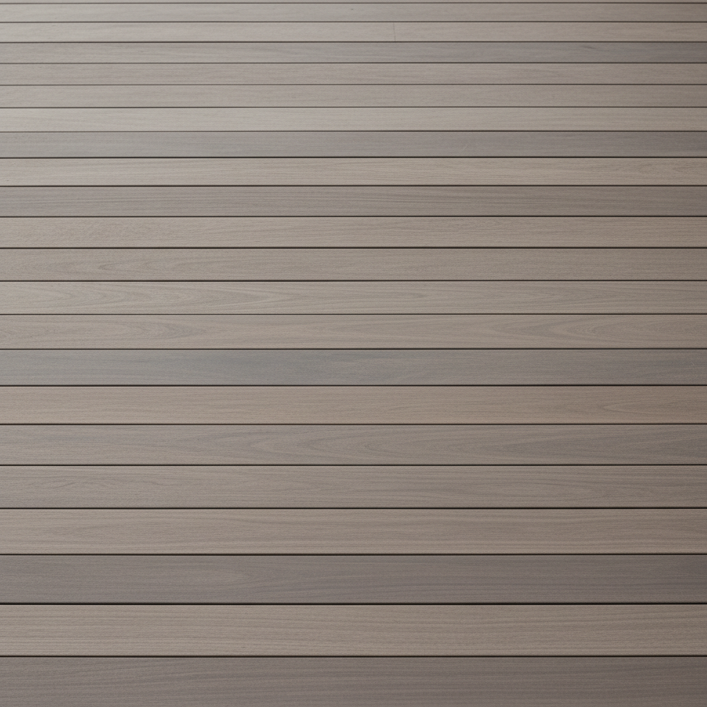 Pacific Teak (Vitex) decking board, warm-toned tropical hardwood