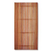 Yellow Balau pool privacy screen panel