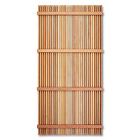 Yellow Balau Screens 8mm Gap - Raw Finish