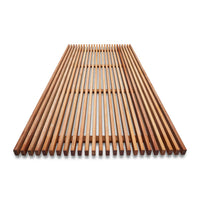 Yellow Balau Batten Screens - Oiled Finish